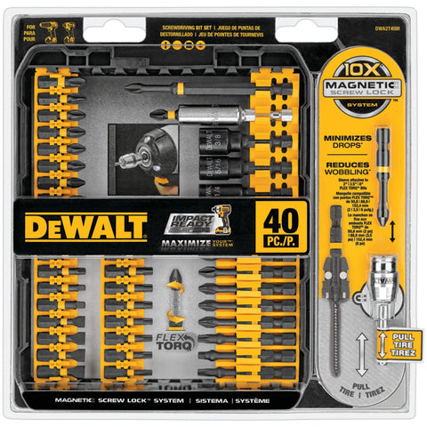 DEWALT(R) DWA2T40IR 40-Piece Impact Ready(R) Screwdriver Set