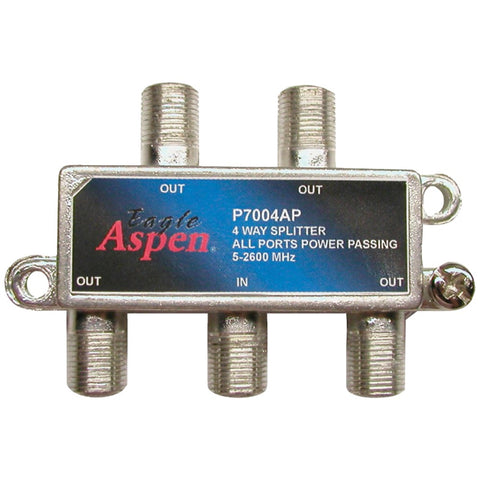 Eagle Aspen(R) 500312 4-Port 2,600MHz Splitter (All port passing)