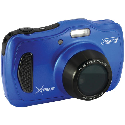 Coleman(R) C30WPZ-BL 20.0-Megapixel Xtreme4 HD Waterproof Digital Video Camera (Blue)