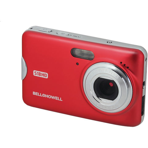 Bell+Howell(R) S18HD-R S18HD 18.0-Megapixel HD Digital Camera (Red)