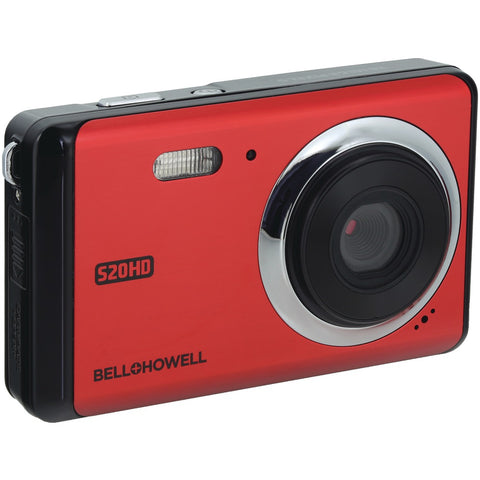 Bell+Howell(R) S20HD-R 20.0-Megapixel 1080p HD S20HD Digital Camera (Red)