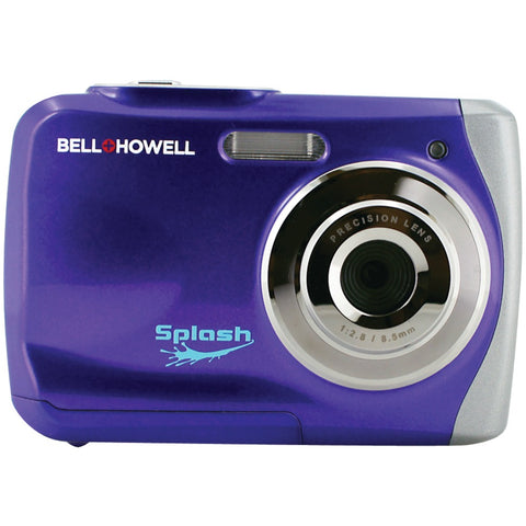 Bell+Howell(R) WP7-P 12.0-Megapixel WP7 Splash Waterproof Digital Camera (Purple)