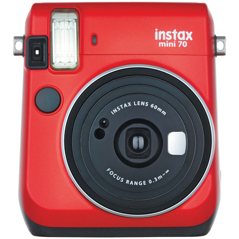 Fujifilm(R) 16513918 Instax(R) Mini 70 Instant Camera (Passion Red)