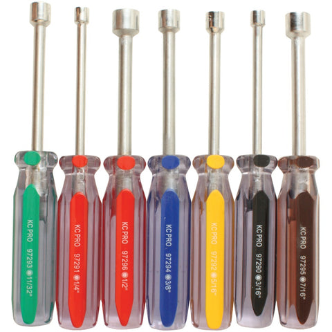 KC 97297 7-Piece Hollow-Shaft Nut Driver Set