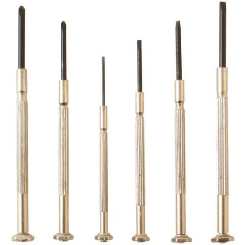 KC 97923 6-Piece Jeweler's Screwdriver Set