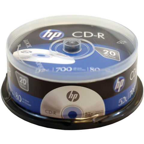 HP(R) CR52020CB 700MB CD-Rs, 20-ct Spindle