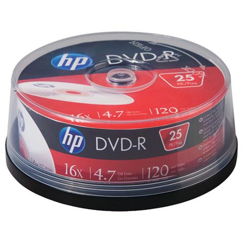 HP(R) DM16025CB 4.7 16x DVD-Rs, 25-ct