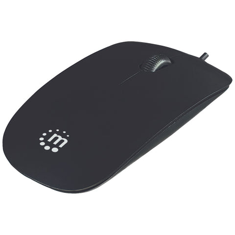 Manhattan(R) 177658 Silhouette Optical Mouse (Black)