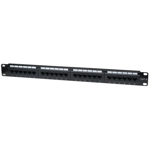 Intellinet Network Solutions(R) 520959 CAT-6 UTP Patch Panel, 24 Port, 1U