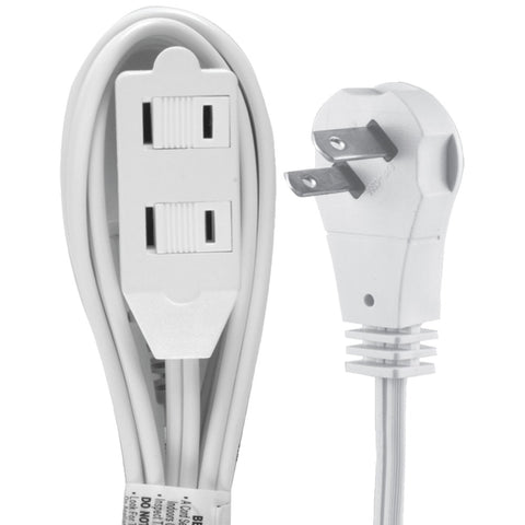 GE(R) 50360 2-Outlet Wall Hugger Extension Cord, 6ft