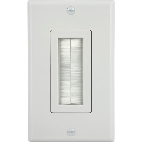 GE(R) 87697 Single-Brush Wall Plate