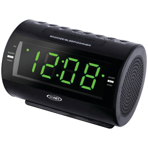 JENSEN(R) JCR-210 AM/FM Dual-Alarm Clock Radio