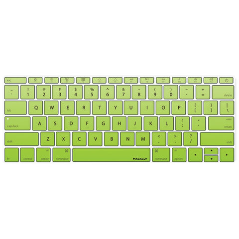 Macally(R) KBGuardMBGNG 12" MacBook(R) 2015 Edition Keyboard Protector (Green)