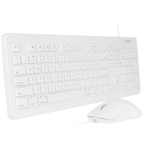 Macally(R) MKEYXU2COMBO Full-Size USB 2.0 Keyboard & Optical Mouse Combo