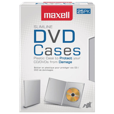 Maxell(R) 190156 Disc Cases, 25 pk
