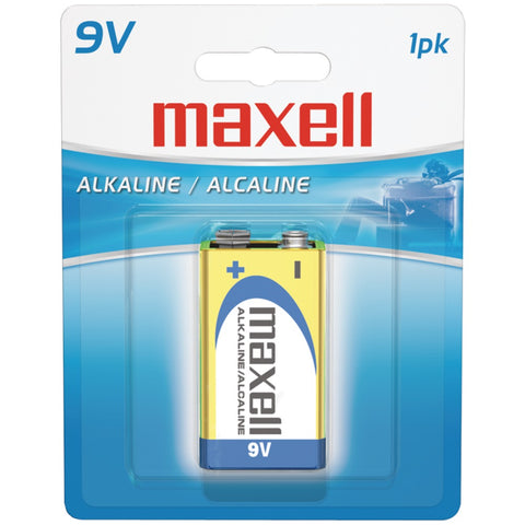 Maxell(R) 721110 - 6LF221BP Alkaline Batteries (9V; Single)