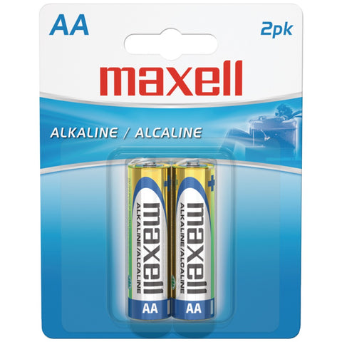 Maxell(R) 723407 - LR62BP Alkaline Batteries (AA; 2 pk; Carded)