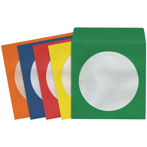 Maxell(R) 190134 - CD401 CD/DVD Storage Sleeves (50 pk; Colors)