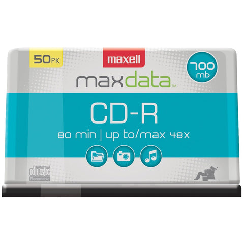 Maxell(R) 623251/648250 700MB 80-Minute CD-Rs (50-ct Spindle)