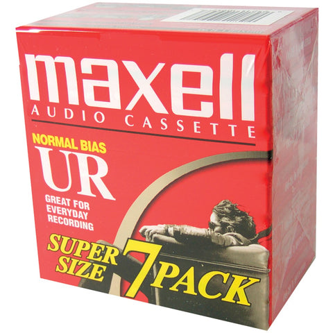 Maxell(R) 108575 Normal-Bias Cassette Tapes (7 pk)