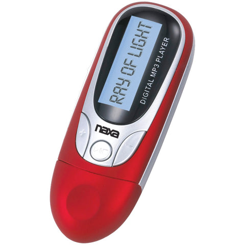 Naxa(R) NM105RD 4GB MP3 Player with FM Radio (Red)