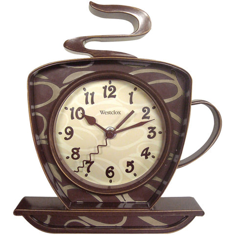 Westclox(R) 32038 Coffee Time 3-Dimensional Wall Clock