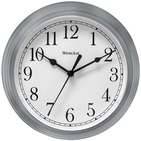 Westclox(R) 46984A 9" Decorative Wall Clock (Gray)