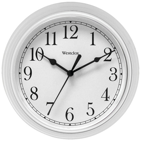 Westclox(R) 46994A 9" Decorative Wall Clock (White)