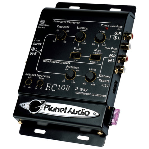 Planet Audio(R) EC10B 2-Way Electronic Crossover