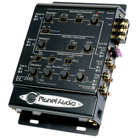 Planet Audio(R) EC20B 3-Way Electronic Crossover