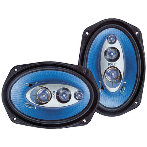 Pyle(R) PL6984BL Blue Label Speakers (6" x 9", 4 Way)