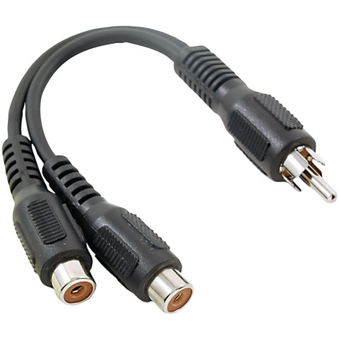 RCA(R) AH25R RCA Y-Adapter (1 Male to 2 Females)