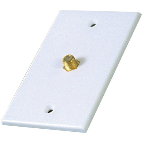 RCA(R) VH61R Single Coaxial In-Line Wall Plate