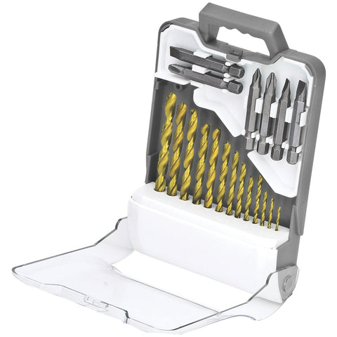 Genesis(TM) GADB19 19-Piece Drill/Driver Bit Set