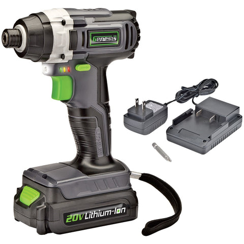 Genesis(TM) GLID20A 20-Volt Cordless Li-Ion Impact Driver