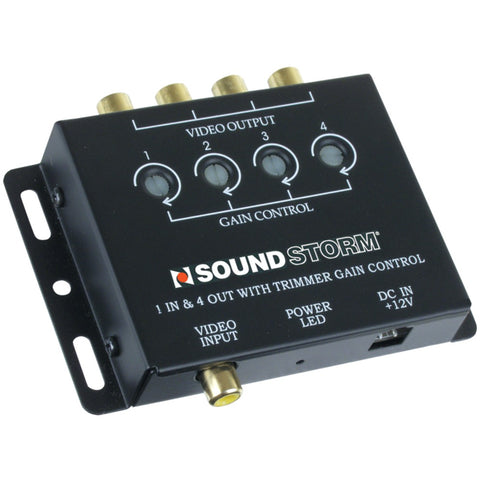 Sound Storm Laboratories(R) SVA4 Video Signal Amp with 1 Input & 4 Outputs