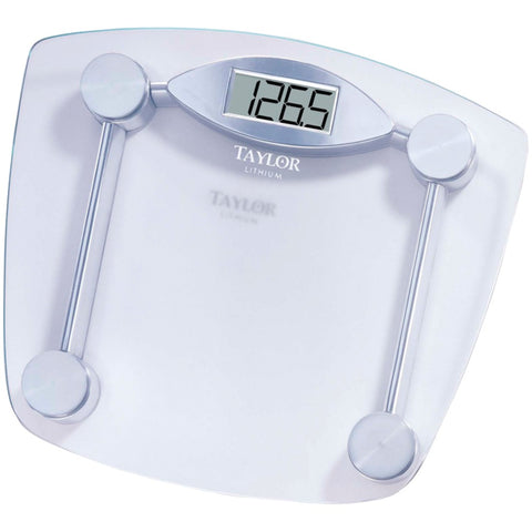 Taylor(R) Precision Products 7506 Chrome & Glass Lithium Digital Scale