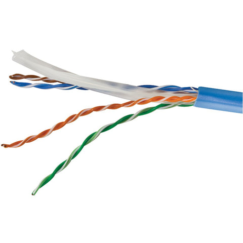 Vericom(R) MBW6U-00934 CAT-6 UTP Solid Riser CMR Cable, 1,000ft (Blue)