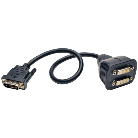 Tripp Lite(R) P564-001 DVI-D Digital Monitor Y-Splitter Cable, 1ft