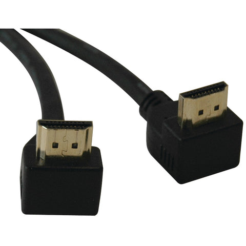 Tripp Lite(R) P568-006-RA2 Ultra HD Right-Angle High-Speed HDMI(R) Gold Cable, 6ft