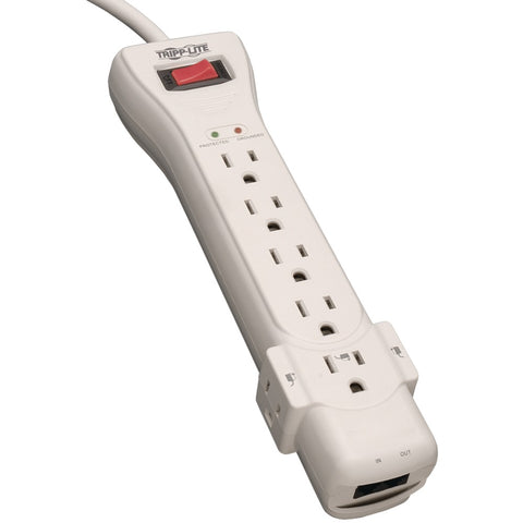 Tripp Lite(R) SUPER7TEL 7-Outlet Surge Protector (Telephone Protection, 7ft cord)