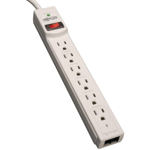 Tripp Lite(R) TLP608TEL 6-Outlet Surge Protector (8ft Cord)