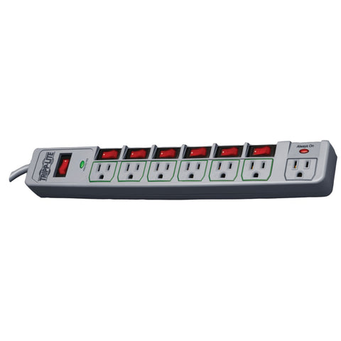 Tripp Lite(R) TLP76MSG 7-Outlet Eco-Surge(TM) Energy-Saving Surge Protector