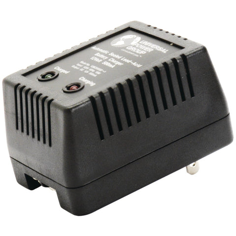 UPG(TM) D1730 Sealed Lead Acid Battery Charger (12V Dual-Stage with Screw Terminals; 500mAh)