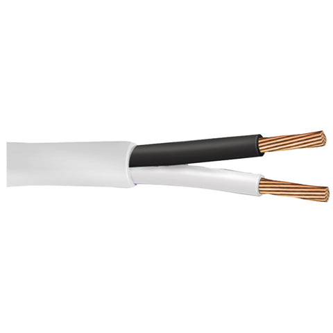 Vextra(R) VA162B WHITE 16-Gauge 2-Conductor Speaker Wire, 500ft (White)