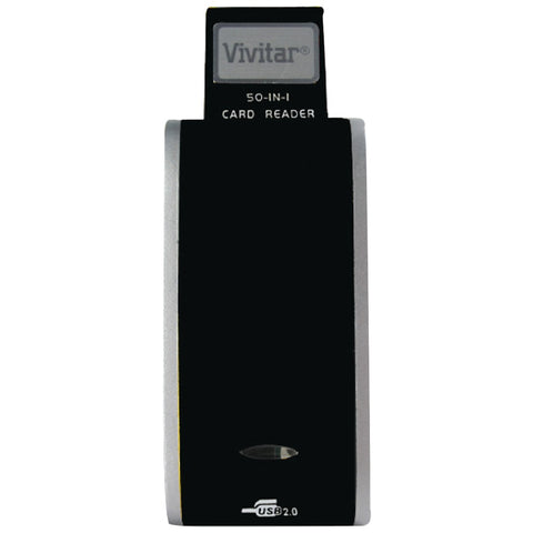 Vivitar(R) VIV-RW-5000-BLK 50-in-1 Card Reader