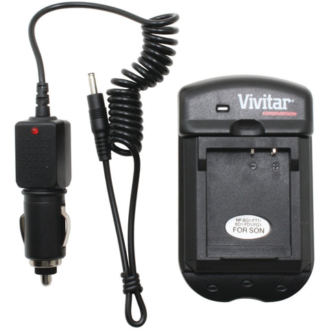 Vivitar(R) VIV-SC-SON Li-Ion Battery Charger (For Sony(R) Cameras)