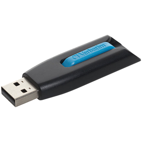 Verbatim(R) 49176 16GB SuperSpeed USB 3.0 Store 'n' Go(R) V3 USB Drive (Caribbean Blue)