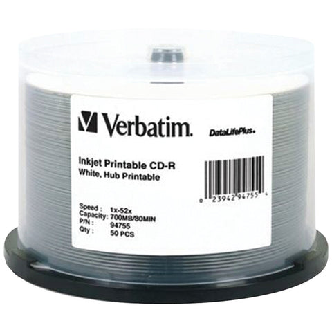 Verbatim(R) 94755 700MB 80-Minute 52x DataLifePlus(R) CD-Rs, 50-ct Spindle