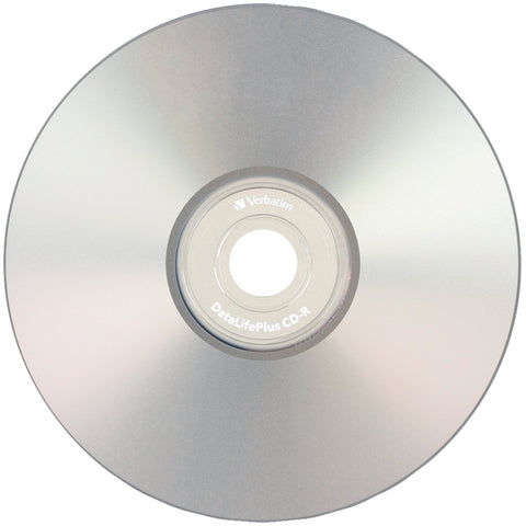 Verbatim(R) 94892 80-Minute/700MB 52x DataLifePlus(R) Silver Inkjet Printable CD-Rs, 50-ct Spindle